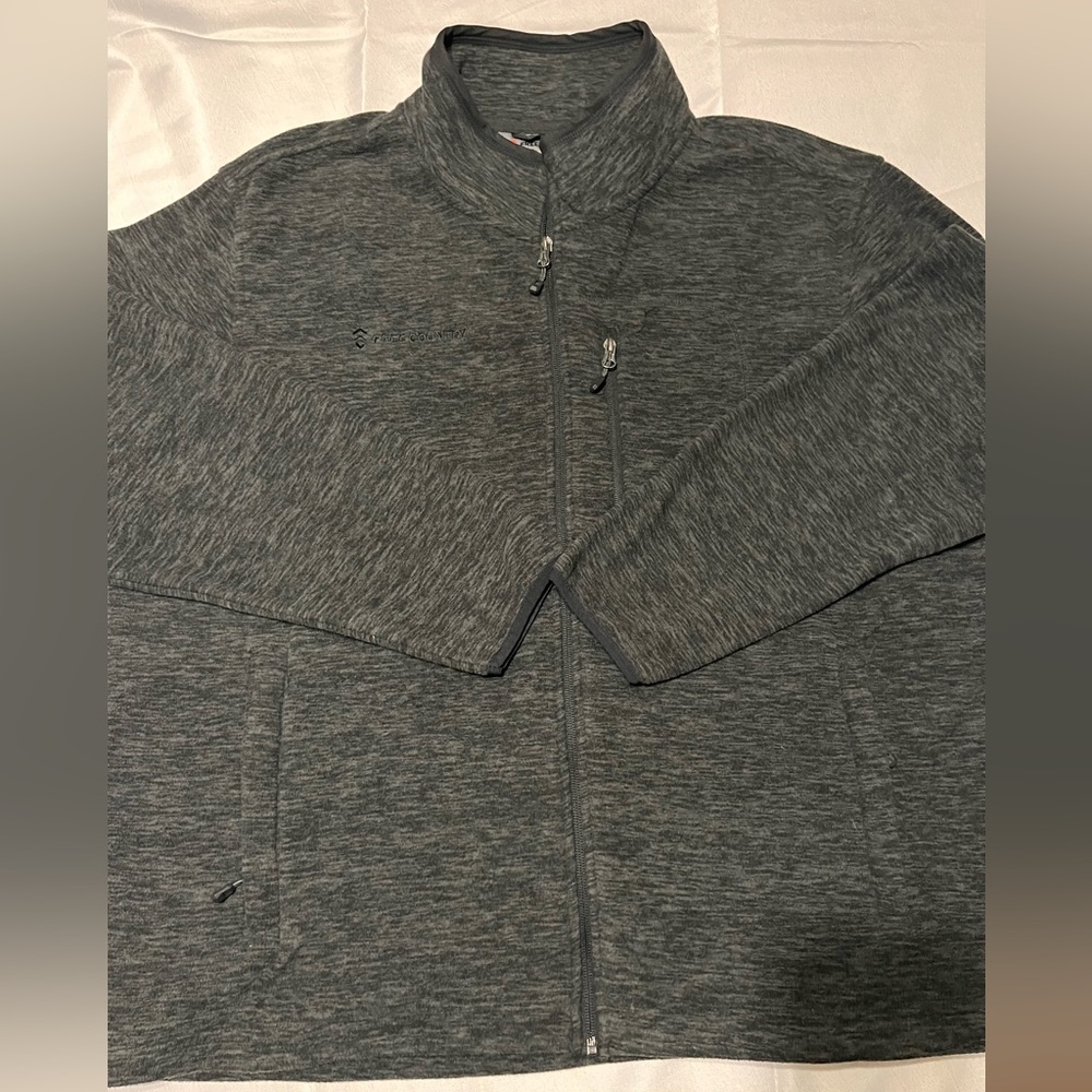 Free Country 2X Men’s Fleece Zip-up Jacket
